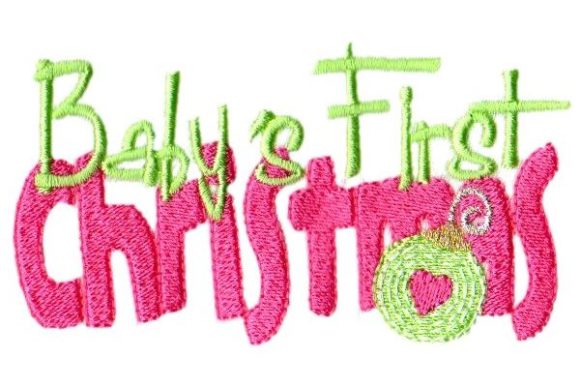 Baby's 1st Christmas Ornament: Embroidery Review
