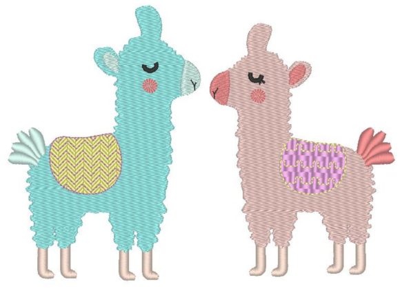 Loving Llamas: A Playful, Giftable Embroidery Design for Small Creative Businesses