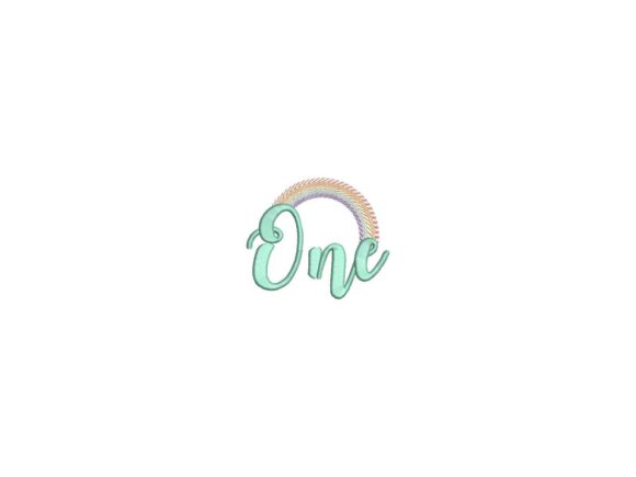 One Year Rainbow: A Thoughtful Embroidery Design for Meaningful Gifts