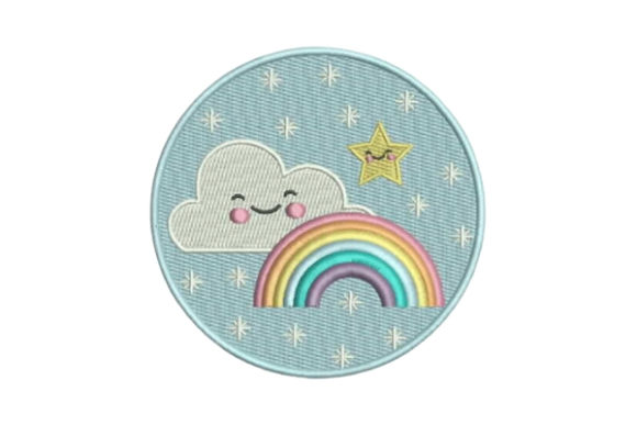 Rainbow Clouds: A Craft Fair Embroidery Design Review