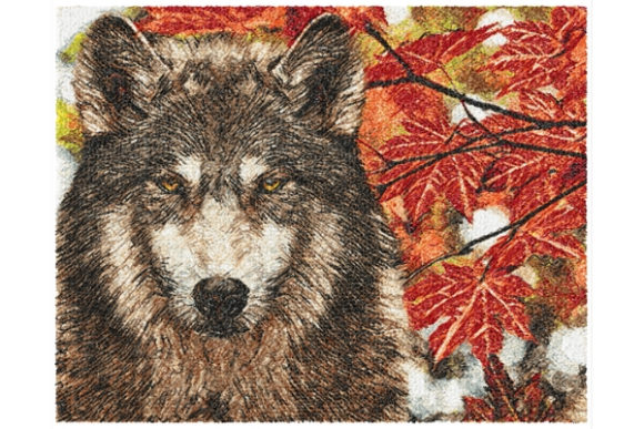 Wolf: A Striking Wild Animals Embroidery Design Worth Your Thread